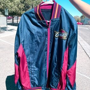 Blue and Red Raincoat